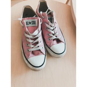 Pink Converse Sneakers - Size 6